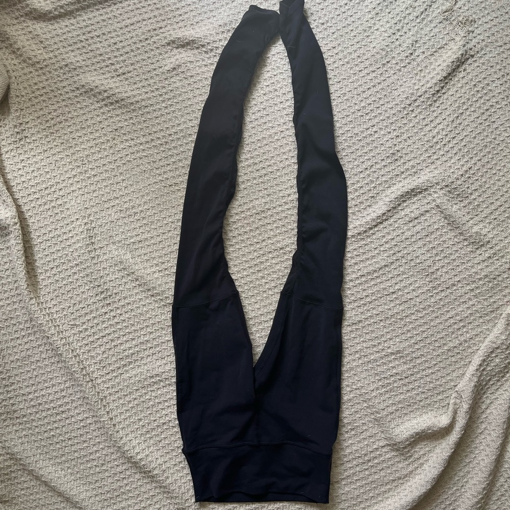 ALO YOGA black long ribbed leggings - Picture 6 of 6